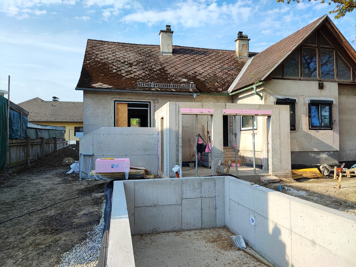 Zubau Wohnhaus Niederösterreich Planung Ausführung